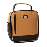 Dickies Basic Insulated Lunch Bag for School and Work, Thermal Reusable Office Lunch Box for Kids, Boys, Girls, Men, Women (Brown Duck)