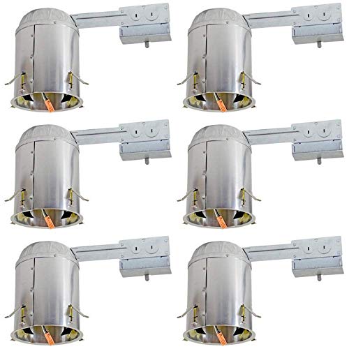 6 Pack - 5" Inch LED Remodel Remodel Housing Can
