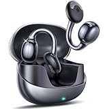 JOYROOM イヤーカフ型イヤホン オープンイヤーイヤホン ワイヤレス Bluetoothイヤホン 13mmダイナミックドライバー 左右チャンネル自動認識 全表面タッチでき マルチポイント接続/最大22時間再生/Bluetooth5.4/専用アプリ/IPX4防水 4.9g超軽量 人間工学L型設計 究極のフィット感 耳挟み式 耳を塞がない 開放型 マイク付き 音漏れ防止(グレー)
