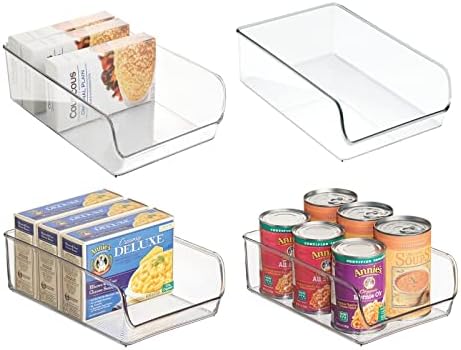 MDesign Bac De Rangement Pour Nourriture (lot De 4) - Bac Alimentaire