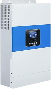 5500W 48V Hybrid Solar Inverter, 220VAC Off Grid Solar Built-in 100A MPPT Home Charger, Parallel Solar Hybrid Inverter Support Solar Home Parallel Machines