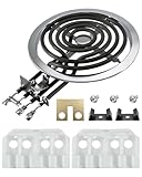 WB30X356 6in Coil Surface Element Kit Fit for GE Hotpoint Electric Ranges, Burner Kit Replaces AP2634798 PS244050