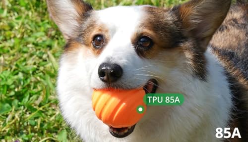 Image of Bambu (TPU 85A - Neon Orange) 3D Printer Filament, 1.75mm Flexible Filament, 85A Shore Hardness, High Elasticity, Strong Adhesion,Tangle-Free.