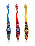Brush Buddies Thomas & Friends Toothbrush for Kids, Toddler Toothbrushes, Children's Toothbrushes, Soft Bristle Toothbrushes for Kids, 3PK