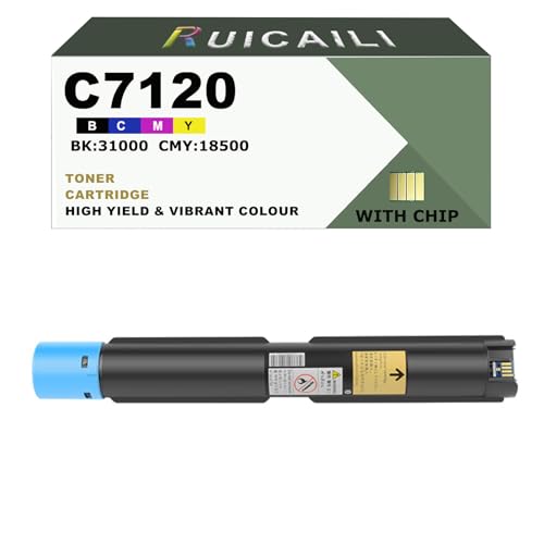 Toner compatible Xerox C7120 cyan 006R01825 haute precision pour des rendus graphiques nets