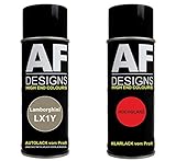 Sie erhalten ein Basislack Spraydosen Set mit schnellen Trocknungseigenschaften, extrem guter Haftung und sehr hoher Farbtongenauigkeit.
