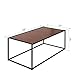 Zinus Modern Studio Collection Classic Rectangular Coffee Table / Good Design Award Winner, Brown