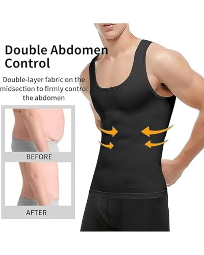 Selure Wear Shaping Tank Top 2.0 Men Compression Tummy Control Elastic Breathable Shirt3