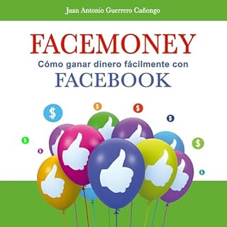 Diseño de la portada del título Facemoney. C&oacute;mo ganar dinero f&aacute;cilmente con Facebook