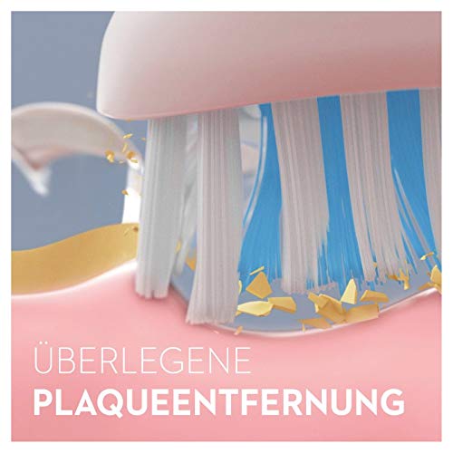 Oral-B Pulsonic Sensitive – ORIGINAL Aufsteckbürsten für Schallzahnbürsten – Bürstenköpfe, Zahnbürstenaufsatz und Ersatzbürsten für Oral-B Schallzahnbürste – Weiß, 4 Stück