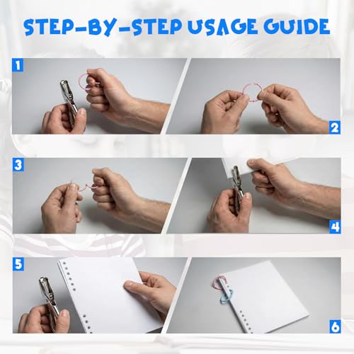 60 Stück Buchringe 30mm, Metall Loseblatt Verbinder mit Lochzange, Mehrfarben Buchbinderinge für Scrapbook, Album, Karteikarten, Memo-Ablage, Schlüsselringe