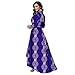African Dresses for Women A-line Floor-Length Dress Traditional Ankara Kente Print Evening Dress