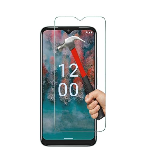 KP TECHNOLOGY Nokia C12 Tempered Glass Screen Protector Easy Bubble-Free Installation Ultra Clear Shatterproof with 9H Hardness Anti Fingerprint Oleo-phobic Coating for Nokia C12