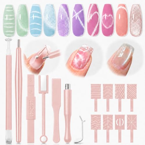 Modelones Electric Nail Drill, 14 Pcs Cordless Nail File with LED Light for Acrylic Gel Dip Powder...