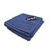 Produktbild St. Barth Ripsborde Duschtuch, 100% Baumwolle, 380 g/m², 70 x 140 cm, Micro-Cotton, blau (2 Stück)