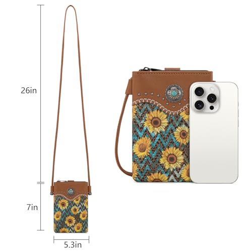 Image of Montana West Small Crossbody Bags for Women Western Cell Phone Purse