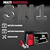 Schumacher SPR1628 3-in-1 Fully Automatic 8 Amp 6 Volt 12 Volt Electric Battery Charger and Maintainer for Power Sports Batteries, Car, Truck and Marine #1
