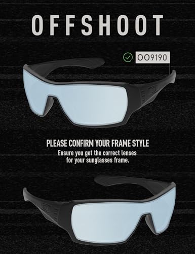 Verres polarisés de rechange pour Oakley Offshoot OO9190 Shield Black