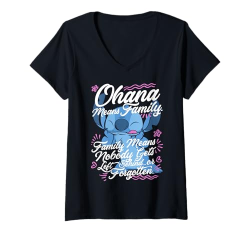 T-shirt Stitch Disney Ohana pour femme idéal pour vos sorties week-end