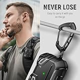 MOBOSI for AirPods Pro 2 Case Cover with Cleaner Kit & Keychain, Compatible with MagSafe, Compatible with Airpod Pro Case 2nd/1st Gen Shockproof Protective Hard Shell for Men(2023/2022/2019), Black - Image 7