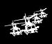 Huey Helicopter Team Vinyl Sticker/Decal V1 White