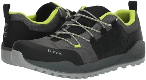 Fizik X2 Ergolace Flat, Unisex Cycling Shoes Grey Yellow | Image 6
