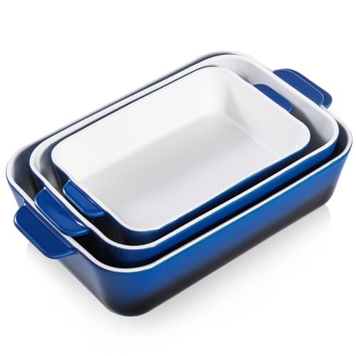 Culivora Casserole Dishes for Oven: Ceramic Rectangular