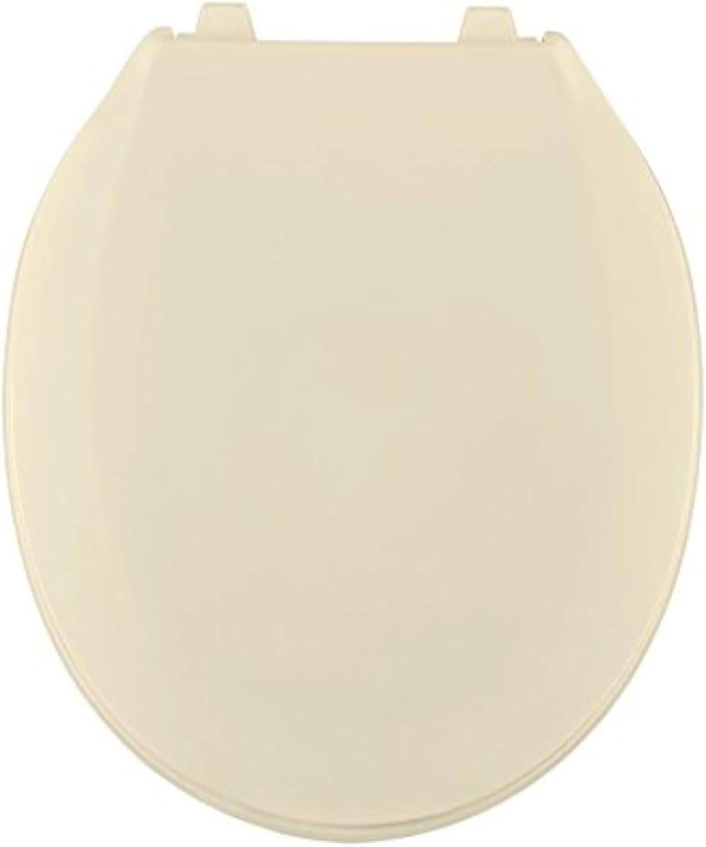 Centoco 440TM-106-A Plastic Round Toilet Seat with Closed Front, Bone
