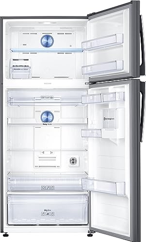Image of Samsung 530 L, 1 Star, Optimal Fresh+, Digital Inverter, Frost Free Double Door Refrigerator (RT56C637SSL /TL, Silver, Real Stainless)