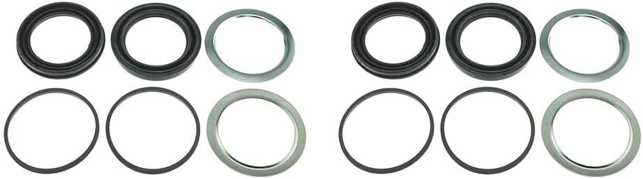 Front Disc Brake Caliper Repair Kit - 2 Set Caliper Rebuild Kit Replacement Brake Caliper Repair Kit ZGYWAutoParts for GMC T6500 7.2L 1998-2000, for GMC T6500 7.8L 1999 2000, for GMC C6000 7.0L 1990