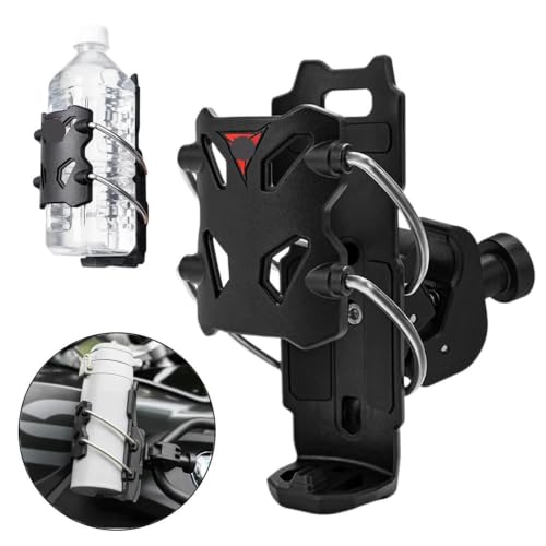 Support verre universel réglable pour moto avec fixation robuste