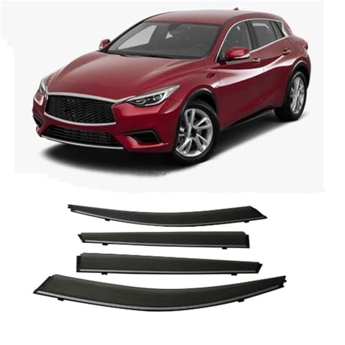 Déflecteurs vent premium pour vitres latérales Infiniti Q30