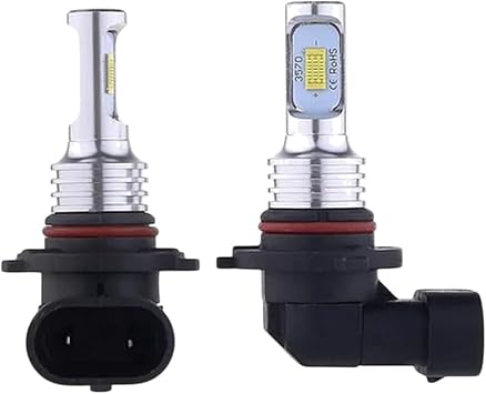 2Pcs Car HB3 LED Bulbs 9005 9006 Vehicle Bulb Fog Bulb Lamp Light 6000K Xenon White Automotive Fog Lights Mini Lamp Vehicle Bulbs