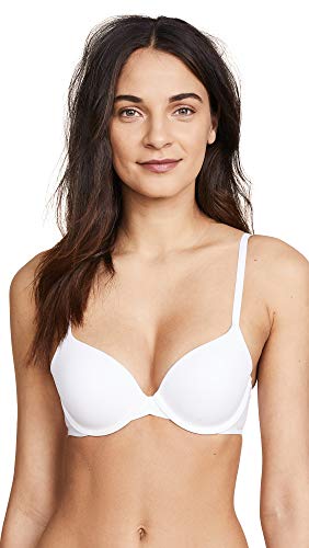 Calvin Klein Women's Perfectly Fit Memory Touch T-Shirt Bra, White, 34DDD
