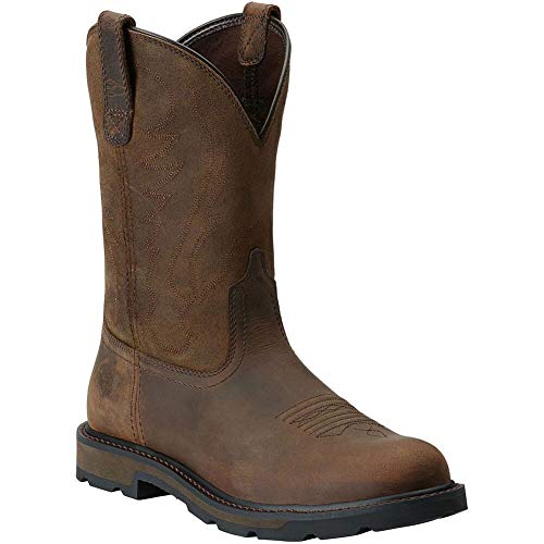 ARIAT Men's Groundbreaker Round Toe Work Boots - Brown