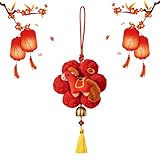 Chinese New Year Decorations - 2026 Horse Year Pendant for Home | Soft Hanger...