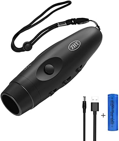 ZHT Electronic Whistle, Training Sports Whistle with Lanyard, Teacher Referee Coach Whistle, Handheld 3-Tone Large Capacity Rechargeable Whistle, Outdoor Camping Safety Whistle