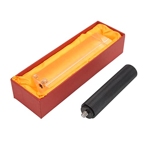 Prism For Photography, KIMISS Physics Teaching Prism 1/4 Inch Optical Glass Triangular Prism Colorful Transparent Physics Teaching Prism for Artistic Photo Effects Wedding for Birthday Parties