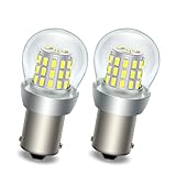SOFOC P21W 1156 BA15S Bulb LED 6V 12V DC White For RV Camper Dome Light Automotive Reverse Light Rear Fog Lamp DRL 3014 39SMD 1000Lm Brighter 2Pcs