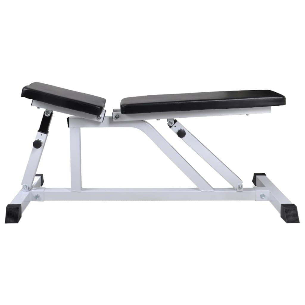 Genérico Banco de Entrenamiento con Juego de Barras y Mancuernas 30,5 kg,Deportes,Fitness y musculación,Levantamiento de Pesas,Máquinas de Levantamiento de pesas-275350