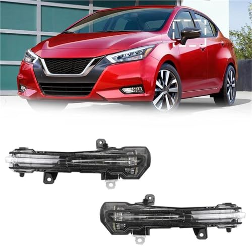 Clignotant latéral et feu stop de rétroviseur pour Nissan Versa 2020-2022