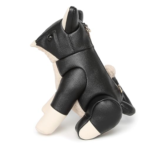 Sac à bandoulière chien imprimé avec sangle réglable et intérieur spacieux - 4