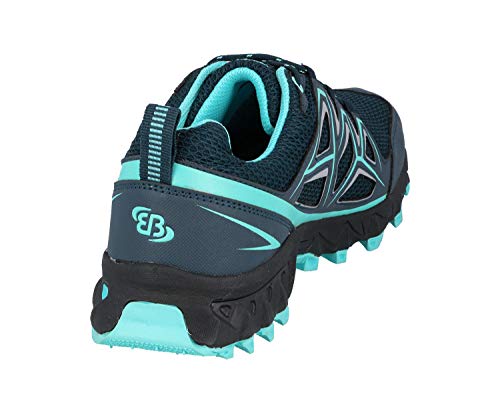Brütting Damen Power Trekking-& Wanderhalbschuhe, Marine Türkis, 42 EU