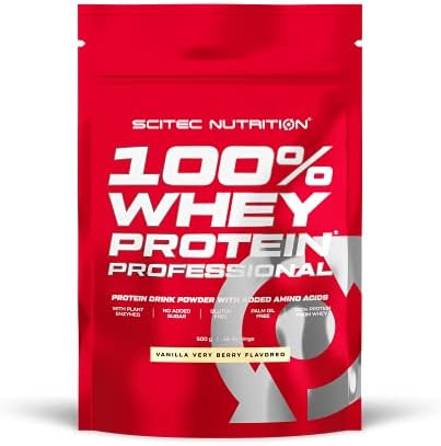 Scitec Nutrition 100% Whey Protein Professional, Zawiera dodatkowe aminokwasy i enzymy trawienneó, bez glutenu, 2.35 kg, Słony Karmel
