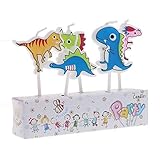 Material: parafina. Patrón: dinosaurio/coche