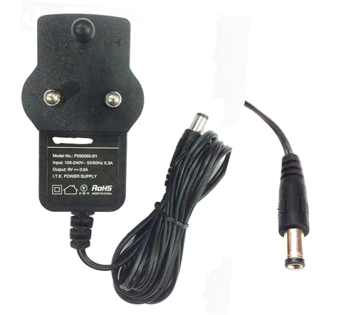 Image of 9 Volt 0.6 Amp DC Power Adapter Charger Compatible with WiFi Routers, Set Top Box,Dth Receiver, Bluetooth Earpieces, Bluetooth Speakers, Mp3 Players, Led Lighting Projects Etc.