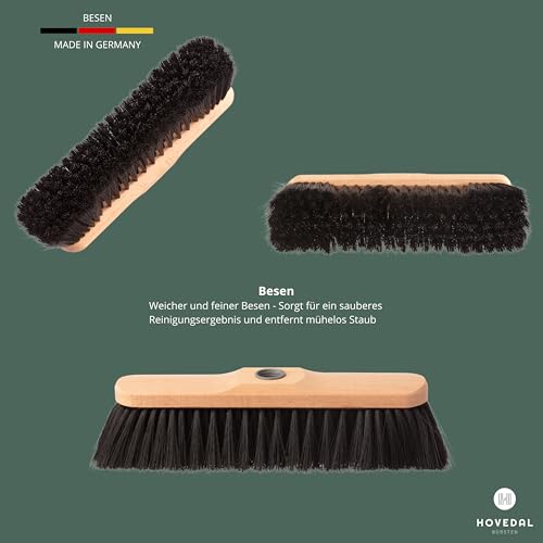 Besen, Kehrbesen, Made in Germany, Zimmerbesen, Staubbesen, Stubenbesen, Haushaltsbesen, Haarbesen, Werkstattbesen – Bild 4