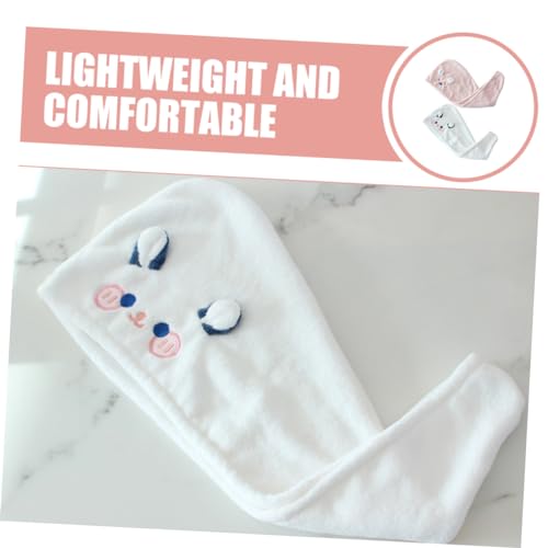 PLAFOPE Touca De Cabelo Seco 2 Peças Envoltório De Cabelo Para Mulheres Cabelo Molhado Chapéus De Se