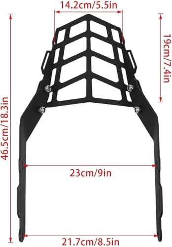 Porte-bagages détachable MSX125 à supports de fixation renforcés - 3