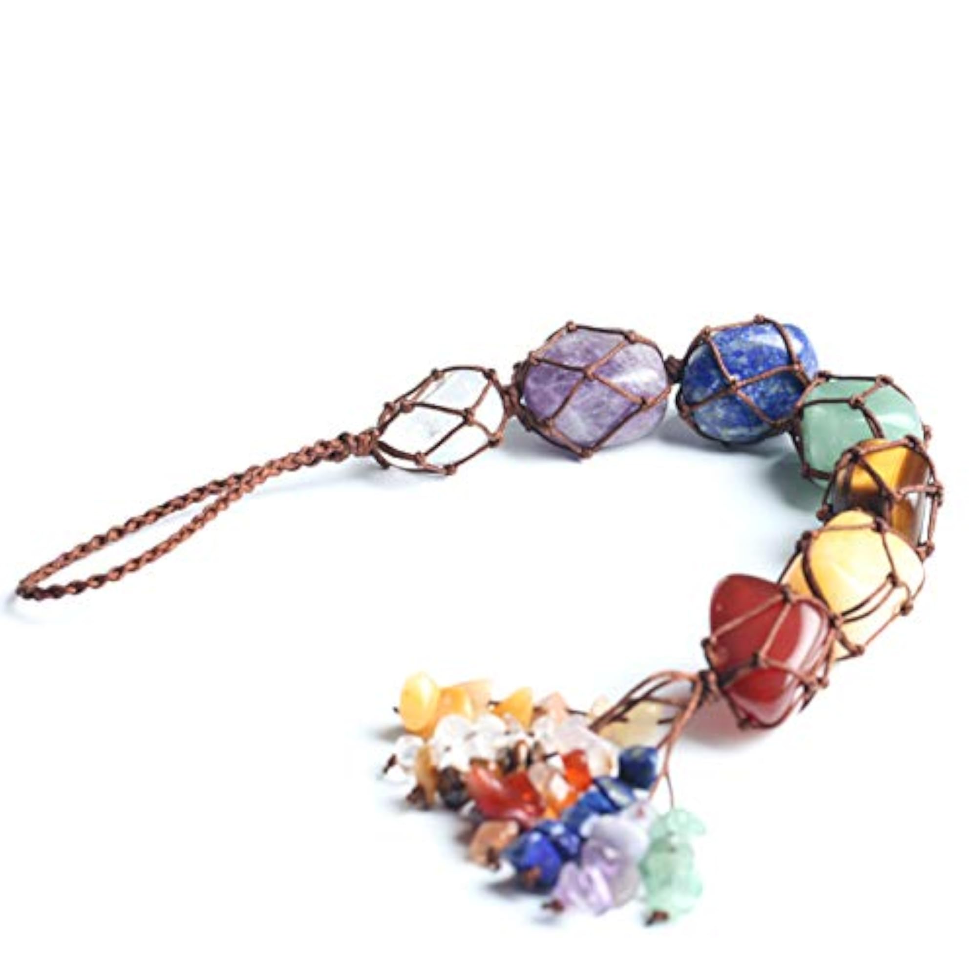 7 Chakra Gemstones Healing Feng Shui Crystals Ornament